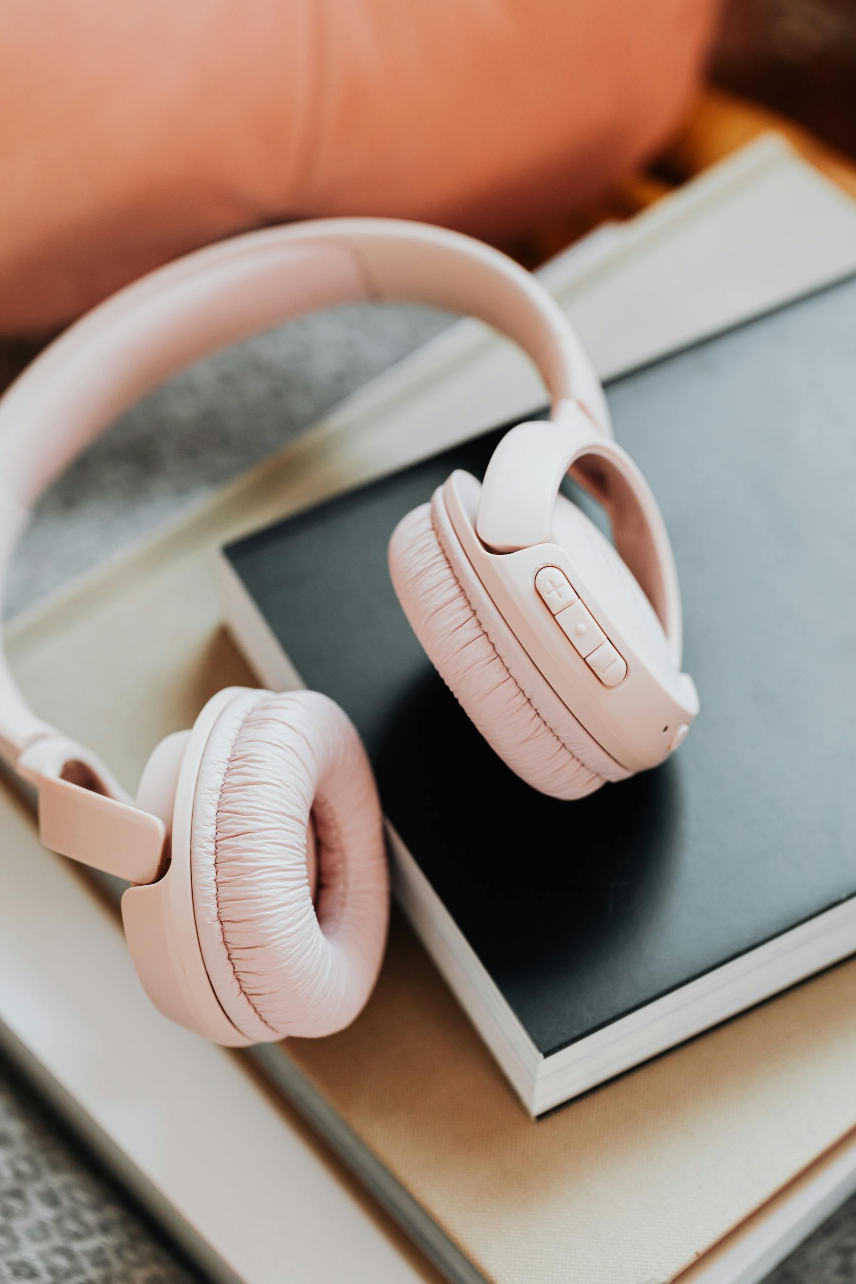 Close-Up Shot of Wireless Headphones