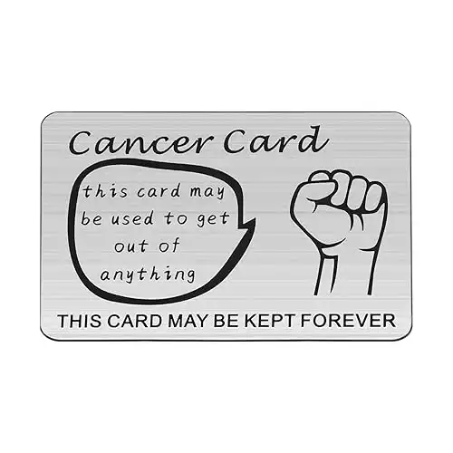 TGBJE Cancer Card For Wallet Cancer Survivor Gift Recovery Gift Cancer Fighter Encouragement Gift (cancer card)