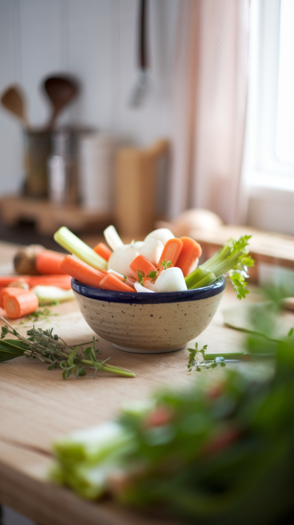 Transform kitchen scraps into a delicious vegetable broth with this easy recipe. Great for reducing waste and adding flavor to your meals.