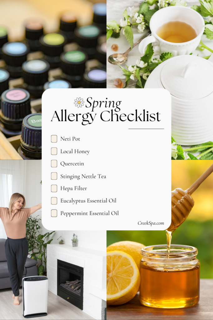 Spring Allergy Checklist Learn some natural remedies that may help with your seasonal spring allergies.